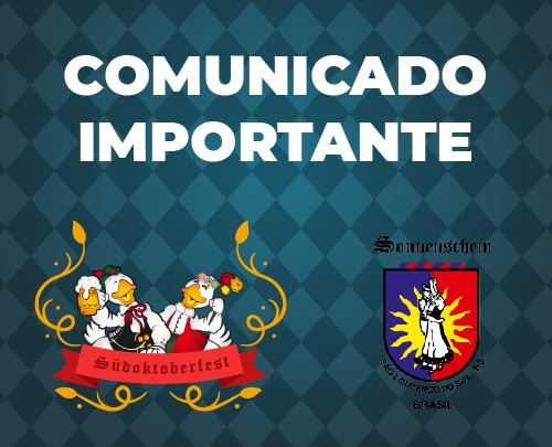 Comunicado 33ª Südoktoberfest